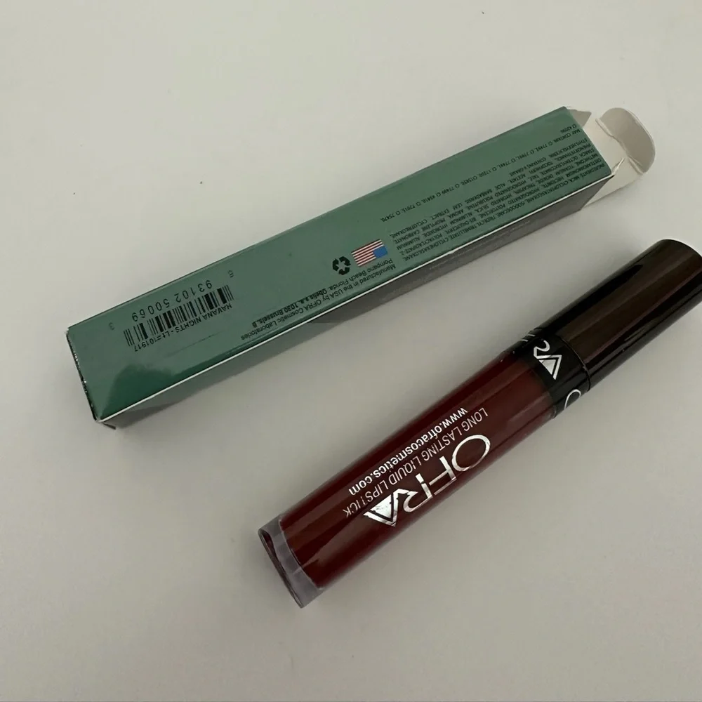 NIB OFRA x Kathleen Lights Havana Nights Red Liquid Lipstick Original Formula